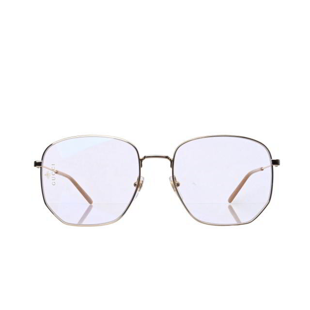 ファッション販売中 GUCCI スクエア型メタルフレームサングラス
