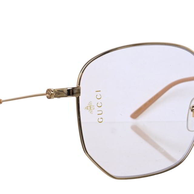 ファッション販売中 GUCCI スクエア型メタルフレームサングラス