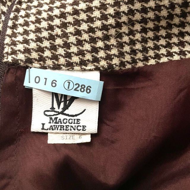 ロンドンガール❗️アメリカ古着超美品裏地付ミニタイトスカート