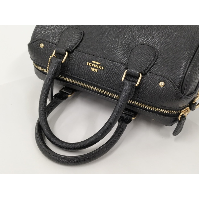 COACH - COACH ボストンバッグ ミニ サッチェル レザー ブラック COACH - COACH ボストンバッグ ミニ サッチェル レザー ブラック