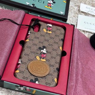 Gucci - 新品未使用GUCCI×ミッキーiPhoneXケース ディズニーコラボの
