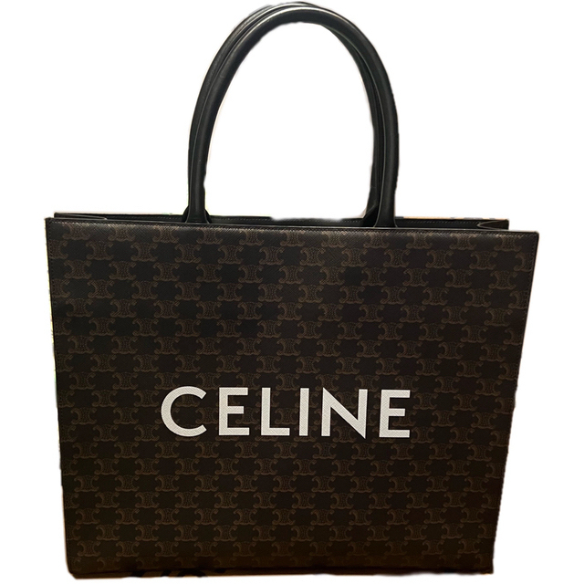 極美品 CELINE トートバッグ ホリゾンタルカバ トリオンフキャンバス