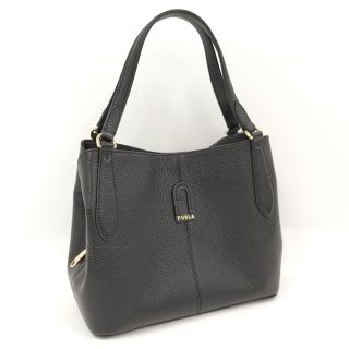 フルラ(Furla)のFURLA ハンドバッグ レザー ブラック(ハンドバッグ)