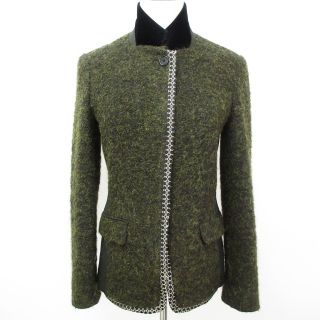 送料無料 非冷凍品同梱不可 美品 ETRO エトロ ミックスツイード ノー