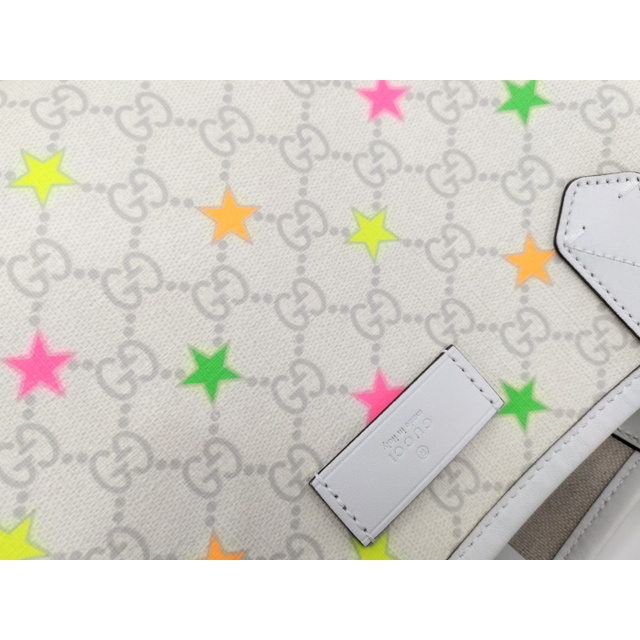 GUCCI - GUCCI トートバッグ 手提げ 肩がけ スター ポーチ付 GG GUCCI - GUCCI トートバッグ 手提げ 肩がけ スター ポーチ付 GG