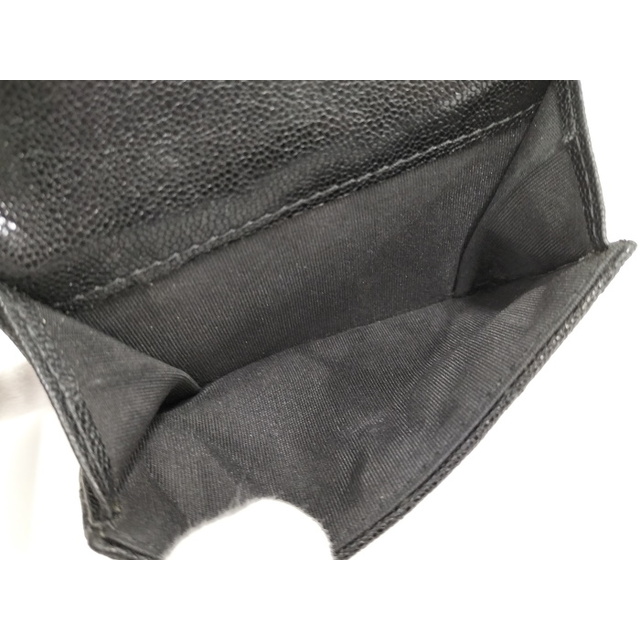 CHANEL - CHANEL 三つ折り財布 ボーイシャネル レザー キャビア CHANEL - CHANEL 三つ折り財布 ボーイシャネル レザー キャビア