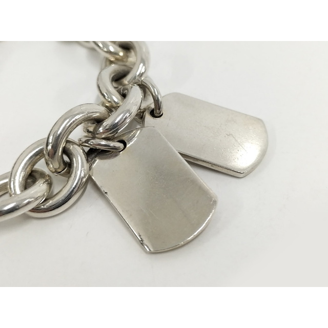 GUCCI チェーンブレスレット ダブル ドッグタグ プレート SV925
