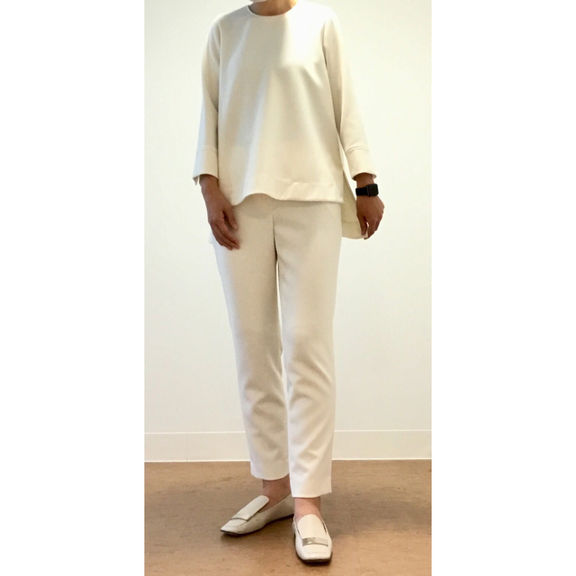 theory luxe 23SS ツイードワイドパンツ　ENOK 36