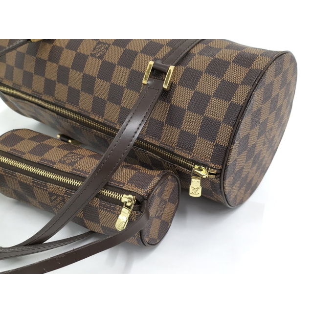 LOUIS VUITTON ハンドバッグ パピヨン30ミニポーチ付き 筒型