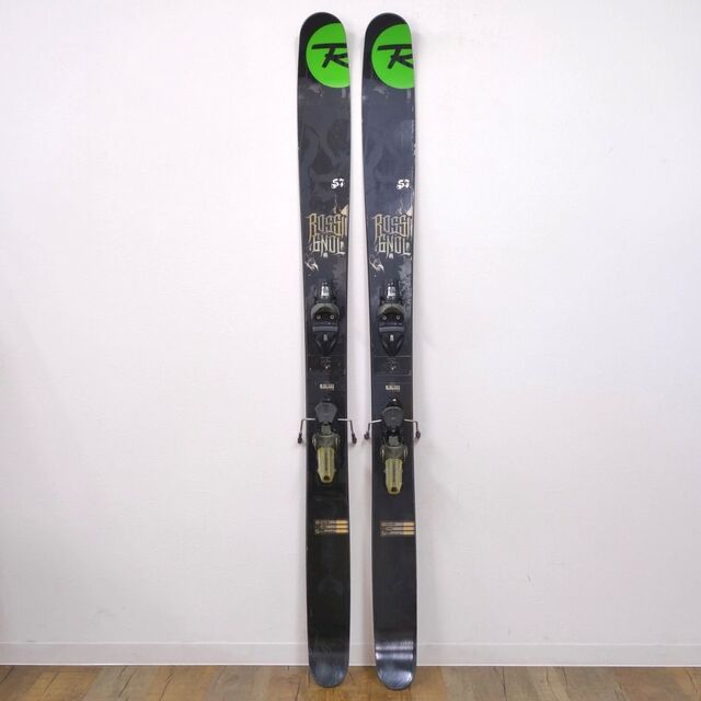 ロシニョール ROSSIGNOL ファットスキー S7 178cm 110ｍｍ ビンディング Axial 2 140 Ti Pro スキー板 アウトドア 重量実測：3280g（ビンディング含む1本)