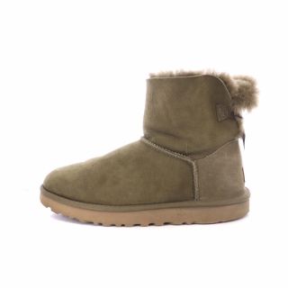 アグ(UGG)のアグ ダブルミニベイリーボウ ムートンブーツ ショートブーツ 1016501(ブーツ)