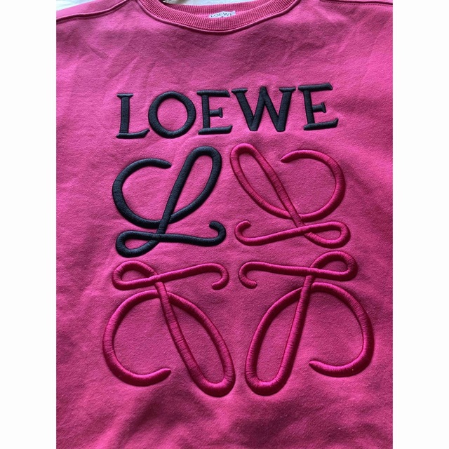 超目玉】 LOEWE スウェット 美品 前面ロゴ 推定 Lサイズ