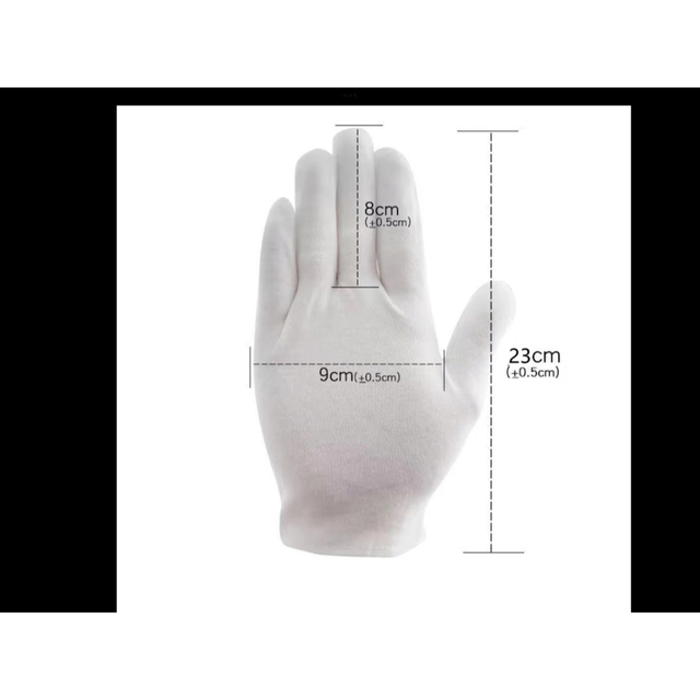 新品未使用　白手袋ホワイトグローブ　WHITE GLOVESグレードアップ版！ メンズのファッション小物(手袋)の商品写真