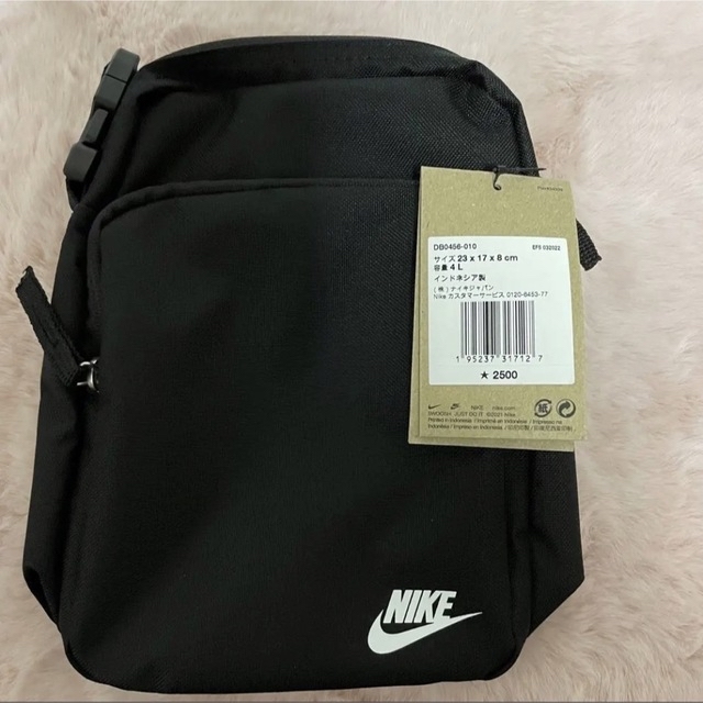 NIKE(ナイキ)のナイキ/NIKE/Heritage ヘリテージ クロスボディ ブラック メンズのバッグ(ショルダーバッグ)の商品写真