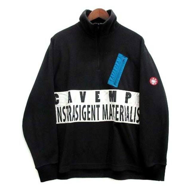 シーイー C.E ハーフジップ フリース ジャケット プルオーバー ... シーイー C.E ハーフジップ フリース ジャケット プルオーバー ブラック S