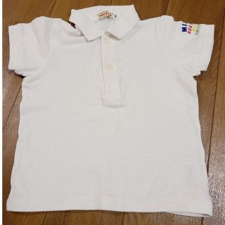 ミキハウス(mikihouse)のミキハウス mikihouse ポロシャツ 白 100cm(Tシャツ/カットソー)