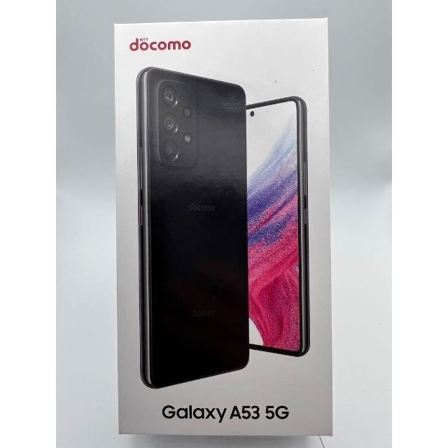 Galaxy A53 5G オーサムブラック docomo SC-53Cスマホ/家電/カメラ