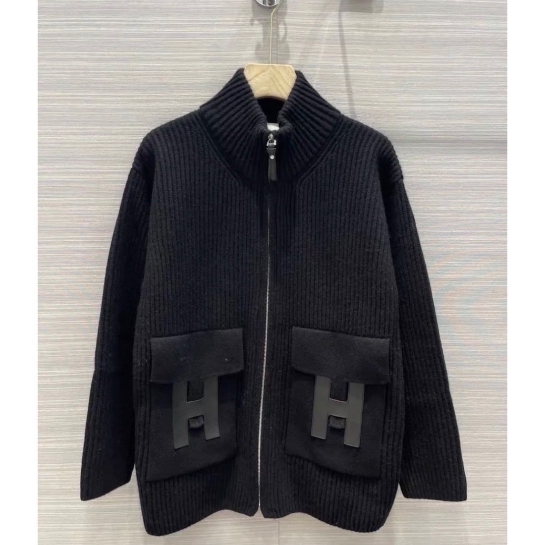 50%OFF】 アウター プレタ エルメス - Hermes ニット カーデ 34