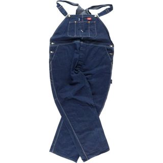 ディッキーズ(Dickies)の古着 ビッグサイズ 90年代 ディッキーズ Dickies デニムオーバーオール USA製 メンズw49 ヴィンテージ /eaa310004(サロペット/オーバーオール)