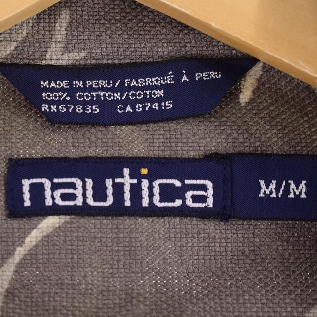 NAUTICA(ノーティカ)の古着 90年代 ノーティカ NAUTICA 総柄 ボタニカル柄 ハワイアンアロハシャツ メンズL ヴィンテージ /eaa316772 メンズのトップス(シャツ)の商品写真