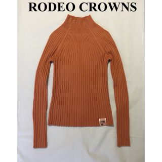 ロデオクラウンズ(RODEO CROWNS)のRODEO CROWNS★ハイネックリブニットセーター/テラコッタオレンジ(ニット/セーター)