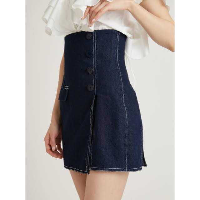 SNIDEL Sustainableハイウエストキュロットショートパンツ 2