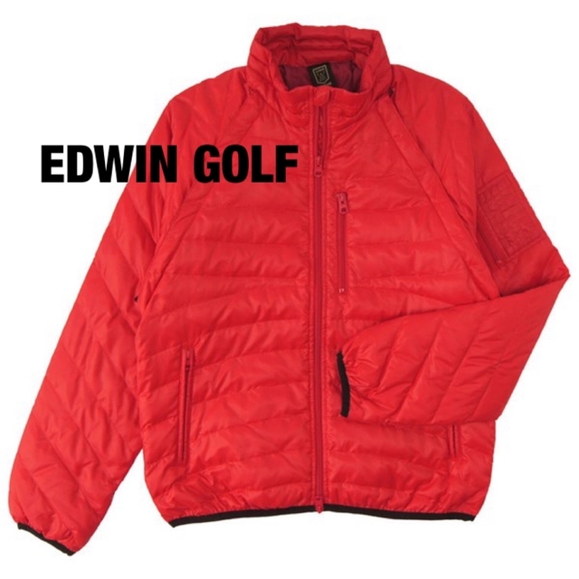 EDWIN GOLF ダウン　レッド