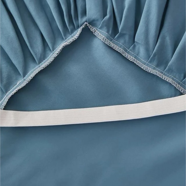 クィーンサイズ　ベッドスカート　ベッドシーツ　未使用 インテリア/住まい/日用品の寝具(シーツ/カバー)の商品写真