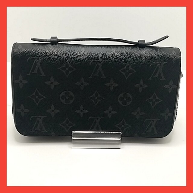 2022春の新作 LOUIS VUITTON 長財布 【良品】ルイヴィトン モノグラム エクリプス ジッピーxl セカンドバッグ+クラッチバッグ 