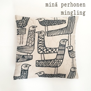 mina perhonen - ミナペルホネン　ミングリング　キルティング　クッションカバー