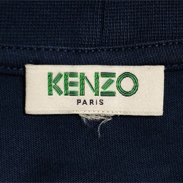 KENZO(ケンゾー)の【大人気】 ケンゾー タイガーロゴ ビックロゴ Tシャツ ネイビー メンズのトップス(Tシャツ/カットソー(半袖/袖なし))の商品写真