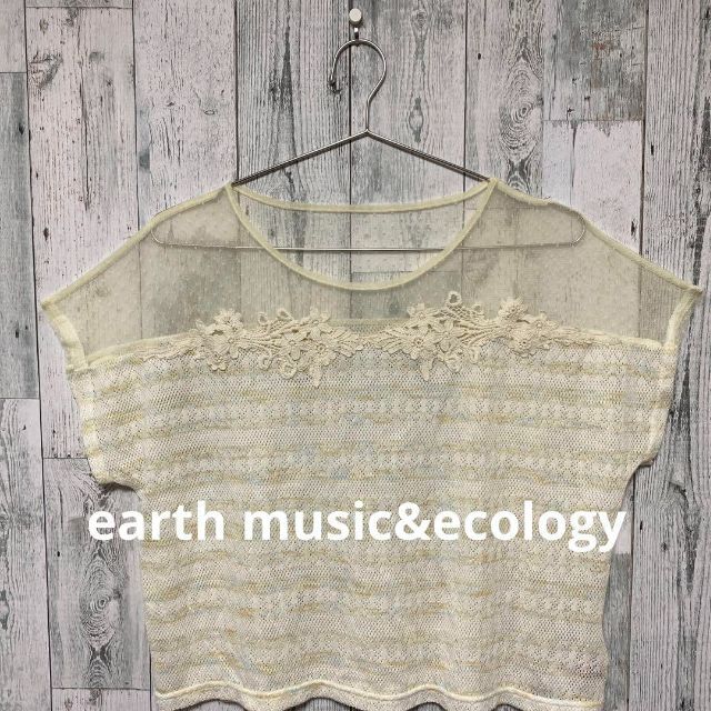 earth music & ecology(アースミュージックアンドエコロジー)のearth music&ecology レディース　ノースリーブ　Tシャツ　F レディースのトップス(シャツ/ブラウス(半袖/袖なし))の商品写真