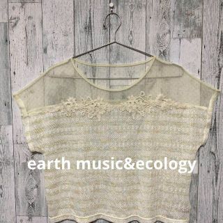 アースミュージックアンドエコロジー(earth music & ecology)のearth music&ecology レディース　ノースリーブ　Tシャツ　F(シャツ/ブラウス(半袖/袖なし))