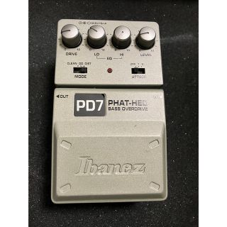 アイバニーズ(Ibanez)のIbanez PD-7 PHAT-HED BASS OVERDRIVE(ベースエフェクター)