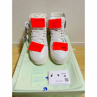 オフホワイト(OFF-WHITE)の新品Off-Whiteハイカット3.0 OFF COURT LEATHER41 (スニーカー)