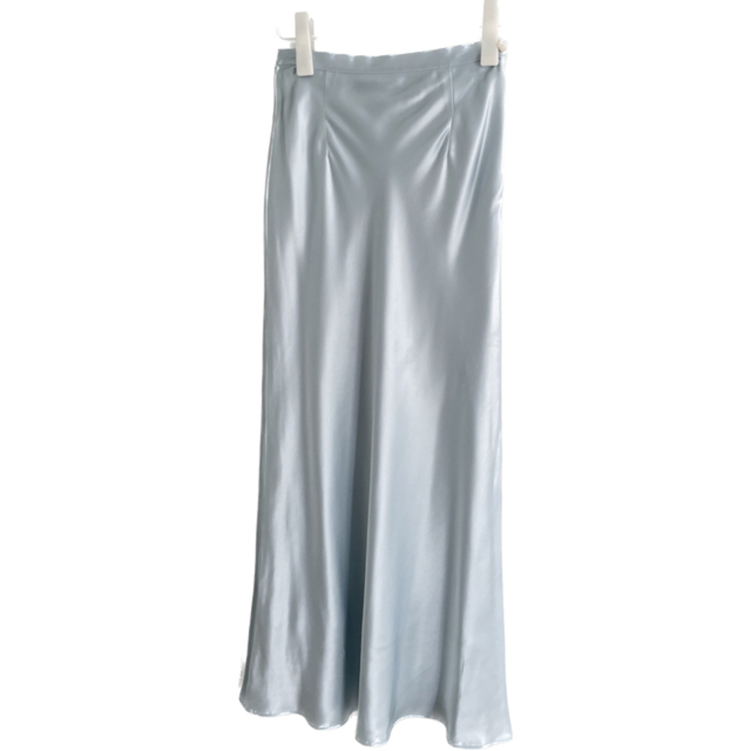 EDIT.FOR LULU(エディットフォールル)のabc サテンバイアスマキシスカート ブルー 36 レディースのスカート(ロングスカート)の商品写真