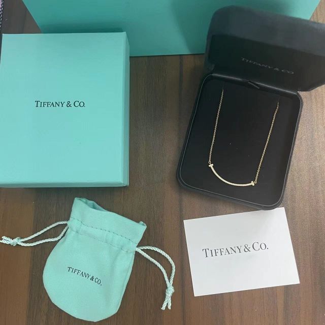 Tiffany & Co. - Tiffany&Co.Tスマイル ミディアム ダイヤネックレス