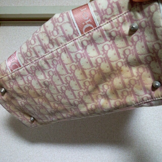 Dior★ピンク×ホワイトの鞄