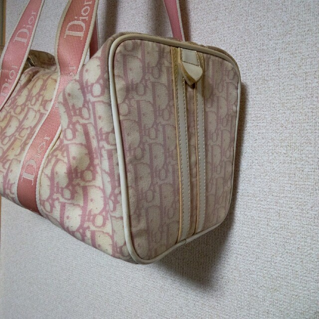 Dior★ピンク×ホワイトの鞄