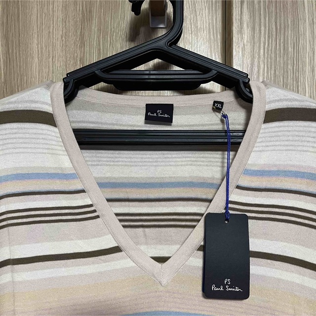 Paul Smith(ポールスミス)の新品未使用　paul smith ポールスミス ボーダーニット メンズのトップス(ニット/セーター)の商品写真