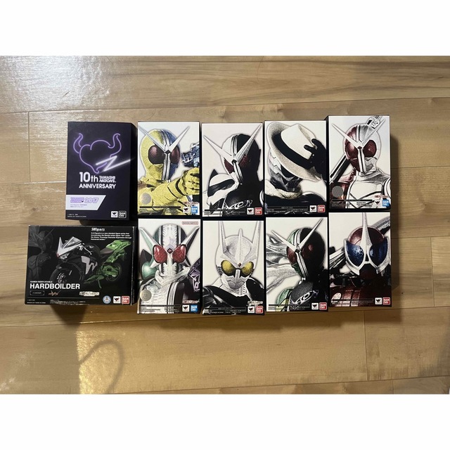 お得な特別割引価格） BANDAI 仮面ライダーWセット 真骨彫製法S.H.