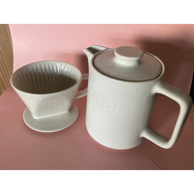 メリタコーヒーポット&ドリッパー　陶器