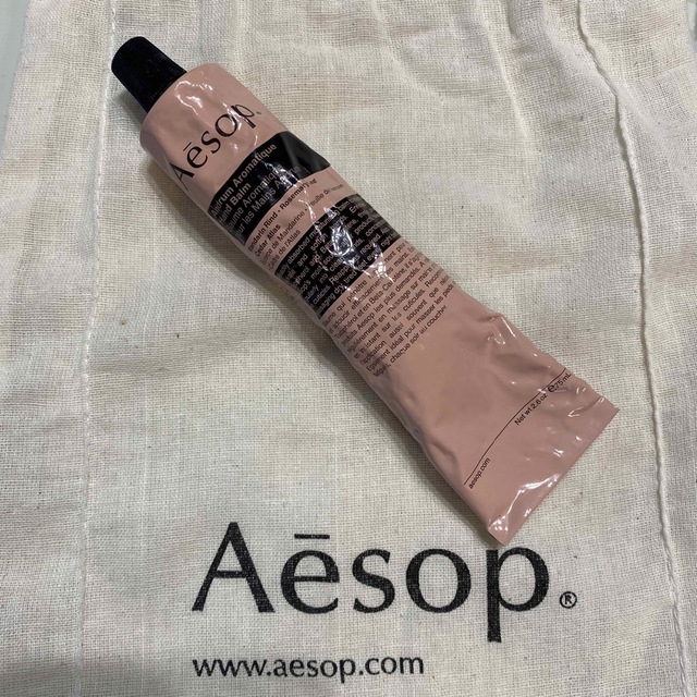 Aesop(イソップ)のイソップ　アンドラムアロマティック ハンドバーム　巾着付き コスメ/美容のボディケア(ハンドクリーム)の商品写真