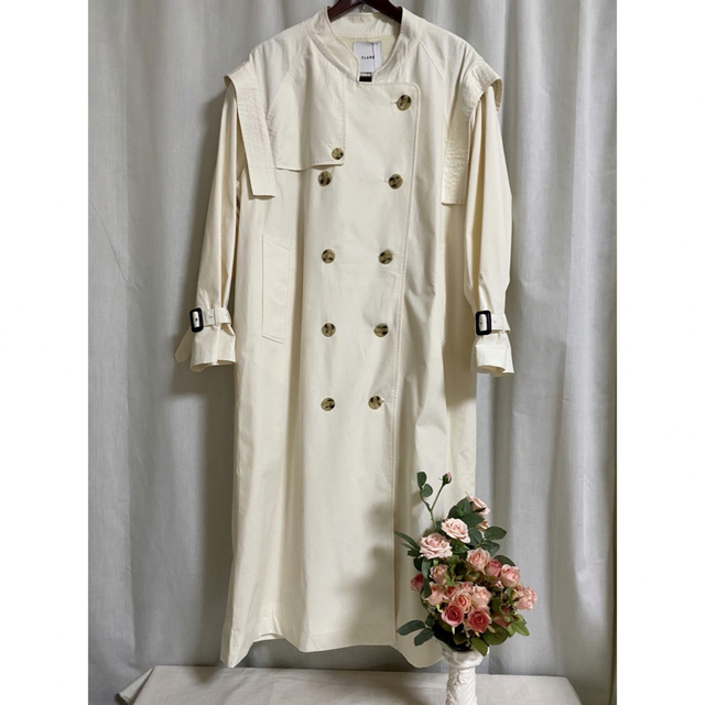 CLANE - クラネ正規品!タグ付2WAY SQUARE SLEEVE TRENCH COATの通販