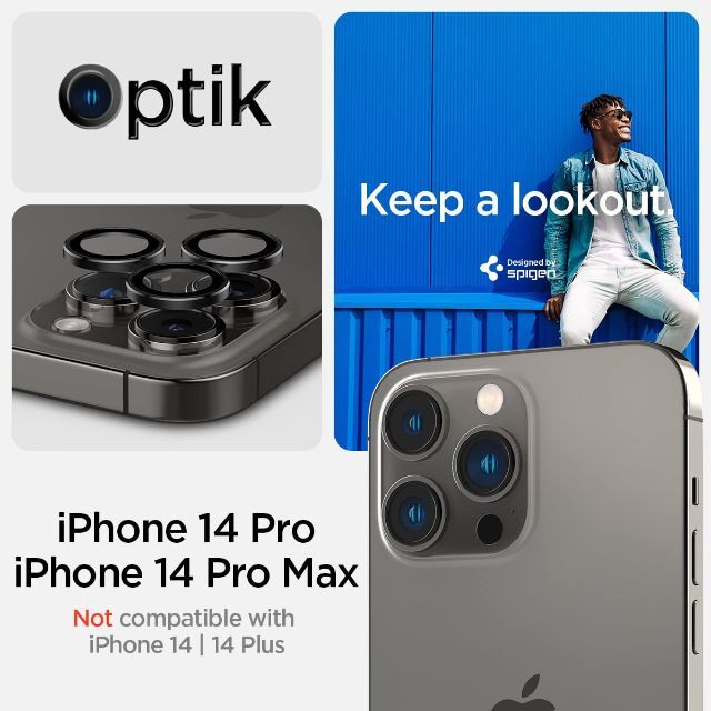 Spigen EZ Fit Optik Pro iPhone 14 Pro、iP