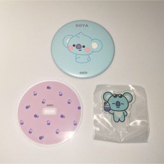 ボウダンショウネンダン(防弾少年団(BTS))のBT21 KOYAアクリルスタンド&缶バッジ(アイドルグッズ)