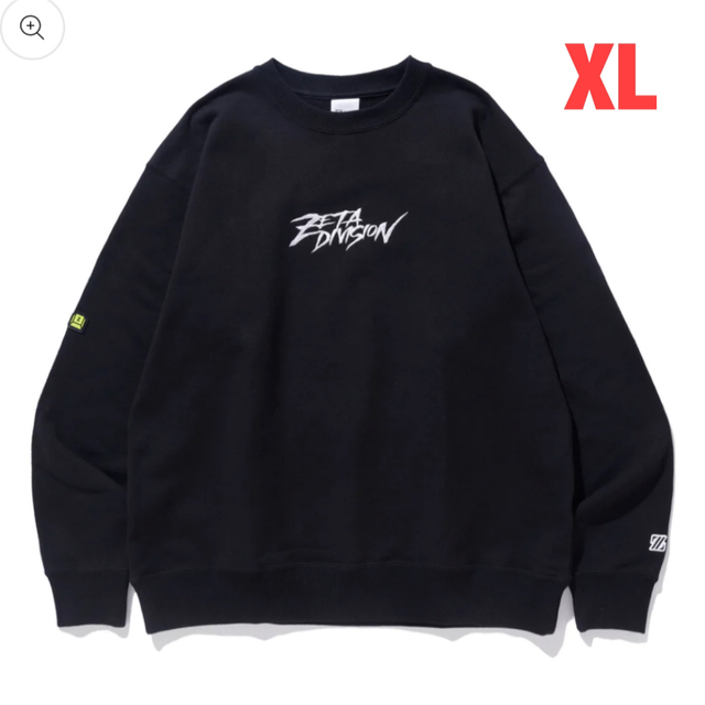 BRUSH STROKE LOGO CREW NECK BLACK XL