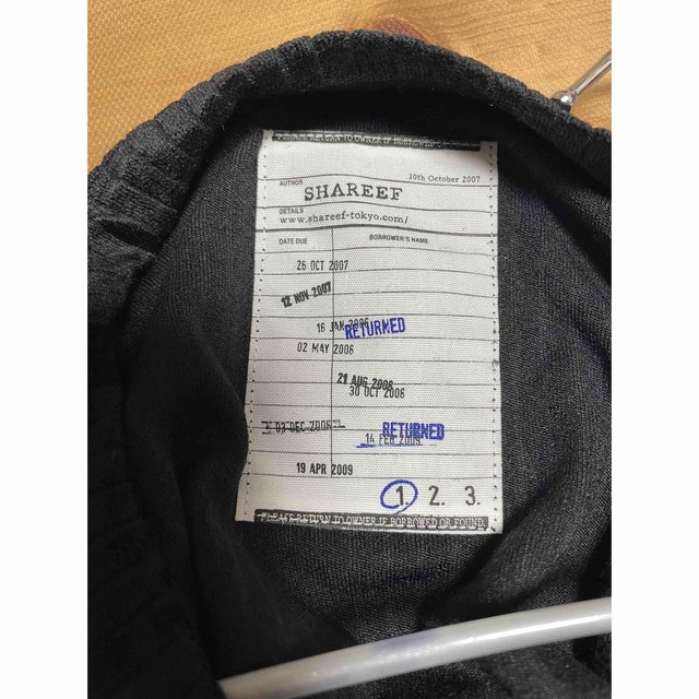 SHAREEF(シャリーフ)のEX.ルーズシルエットベロアトップス メンズのトップス(Tシャツ/カットソー(七分/長袖))の商品写真