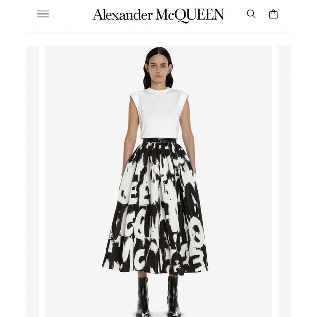 Alexander McQueen(アレキサンダーマックイーン)のAlexander McQueen アレキサンダーマックイーン スカート 未使用 レディースのスカート(ロングスカート)の商品写真