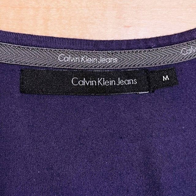 Calvin Klein(カルバンクライン)の美品★M★カルバンクライン★7部袖Tシャツ レディースのトップス(Tシャツ(長袖/七分))の商品写真